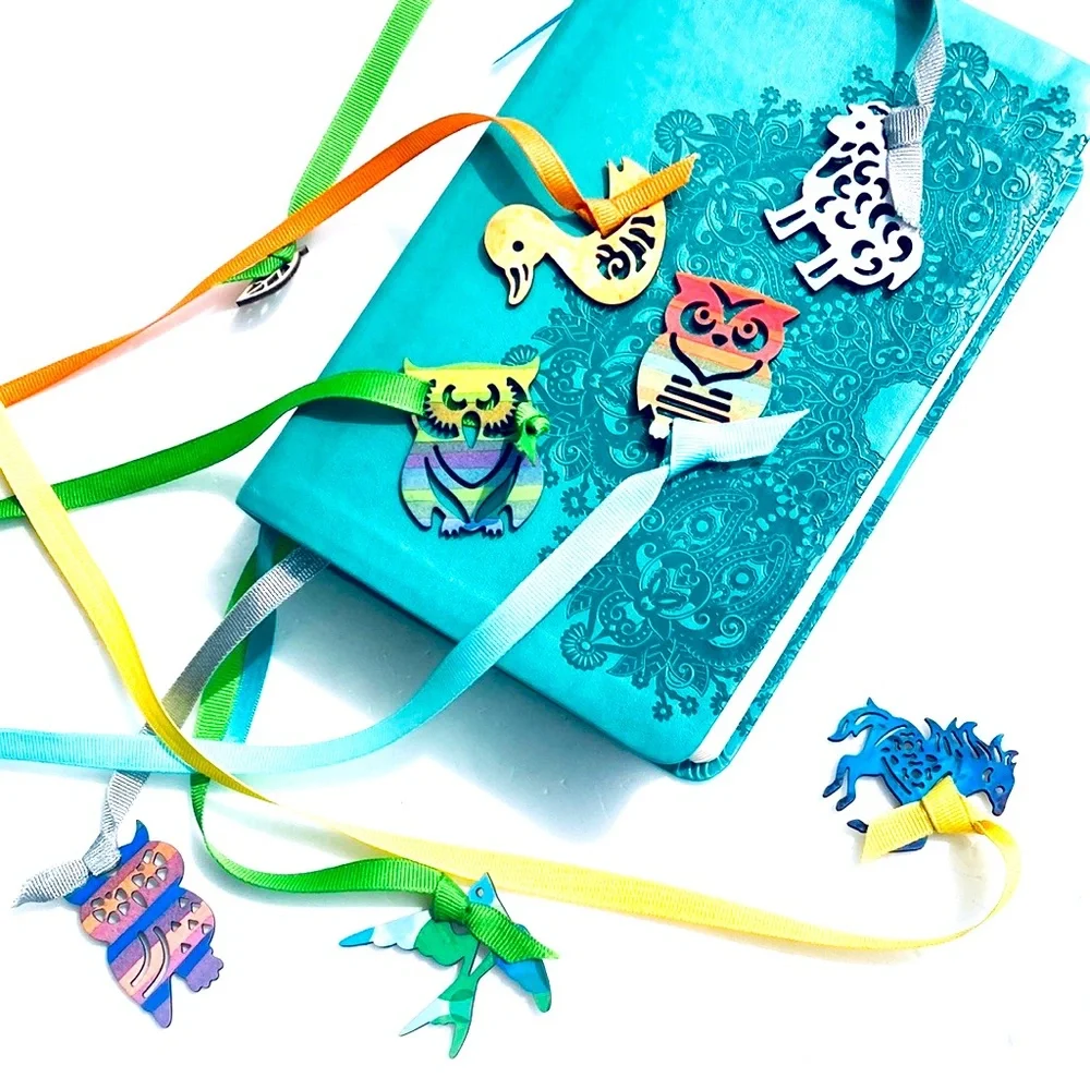 Artisan Crafted Groovy Owl Bookmark